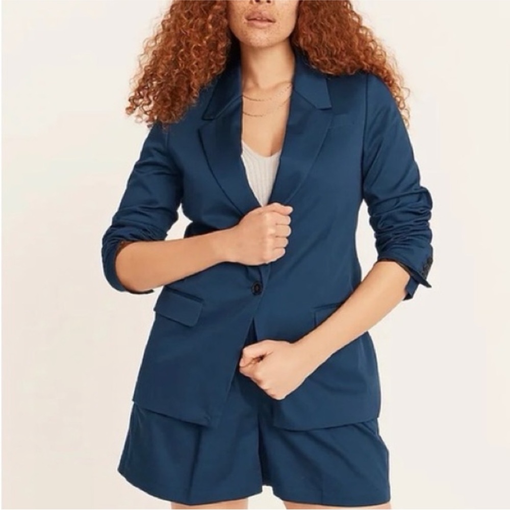 J. Crew Willa Cotton Blend Blazer Size 4
